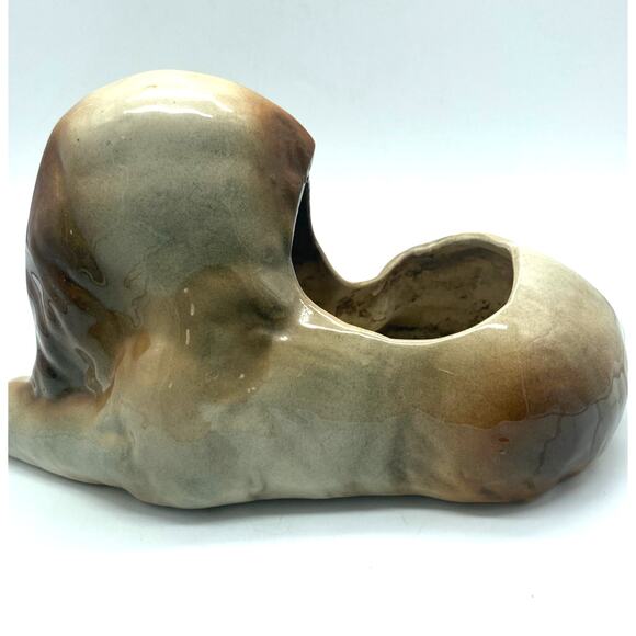 Vintage Puppy planter, Cocker Spaniel Mid Century 7.5x4x3.5 W - Picture 2 of 10
